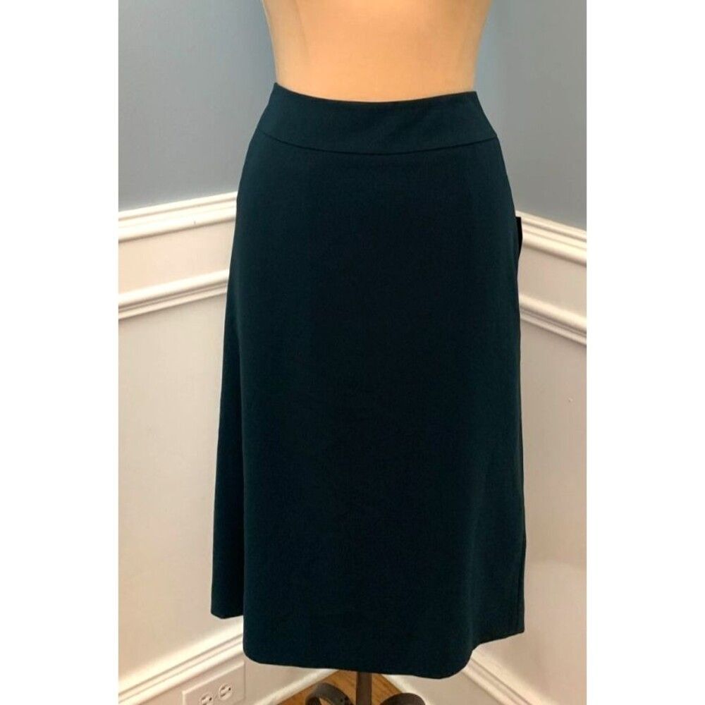 Jones New York Skirt Womens 20W Petite Pencil Crepe Stretch Midi Office Academia